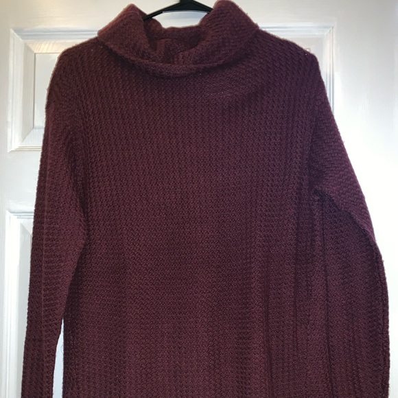 NWT Vineyard Vines Burgundy Cowl Neck Sweater - Picture 2 of 4